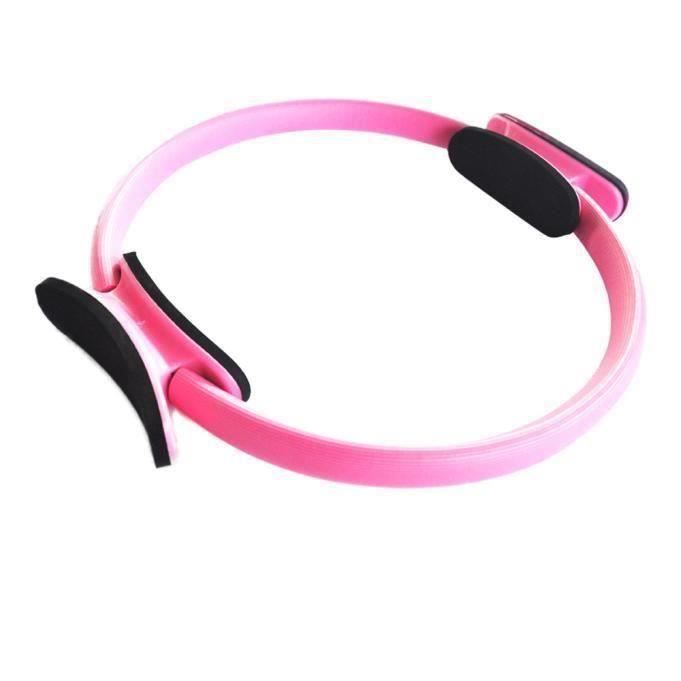 Magic éponge Pilates Ring Circle pour Yoga Fitness Workout rose