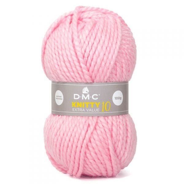 Laine KNITTY 10 DMC 958 Pétale