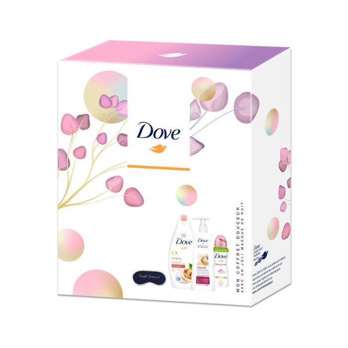 DOVE Coffret Douceur Gel Douche Surgras, Lait Intensif, Déodorant Beauty Finish