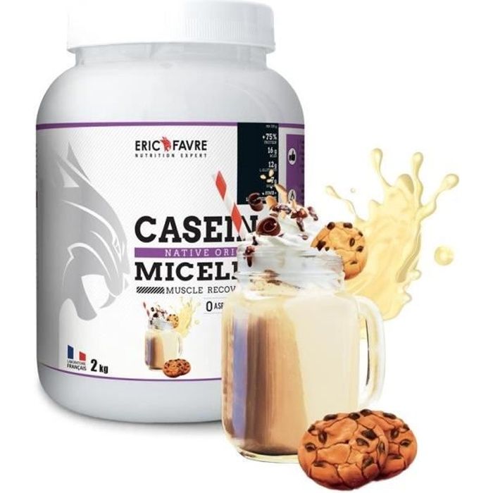 Eric Favre - Caseine + Cookies & cream - Proteines - Cookies & cream - 750g