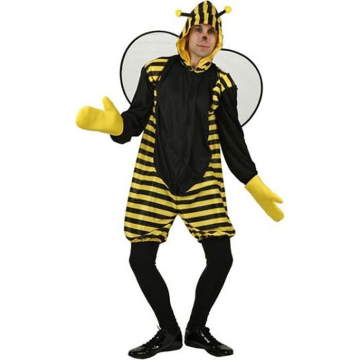 Costume homme déguisement adulte Abeille - Jaune & Noir