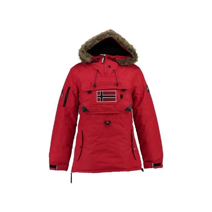 GEOGRAPHICAL NORWAY Parka Bougie 005 - Femme - Rouge