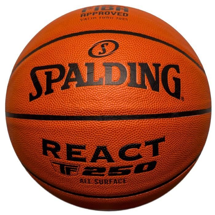 Spalding React TF-250 Ball 76968Z, Unisexe, Orange, ballons de basket