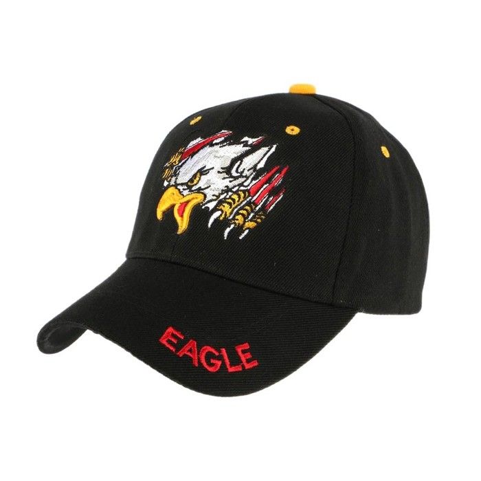 Casquette baseball Noire Aigle - Noir - Taille unique