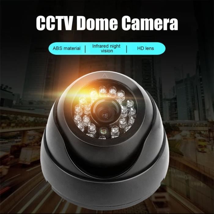 Aetw Caméra de surveillance coaxiale A720P 1080P de caméra de vidéosurveillance de nuit de sécurité étanche extérieure 24Led