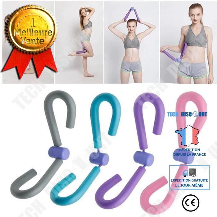 TD® Cuisse Musculation Appareil Équipement De Gymnastique À La Maison de Sport Fitness À Domicile Jambe - Modèle: Purple