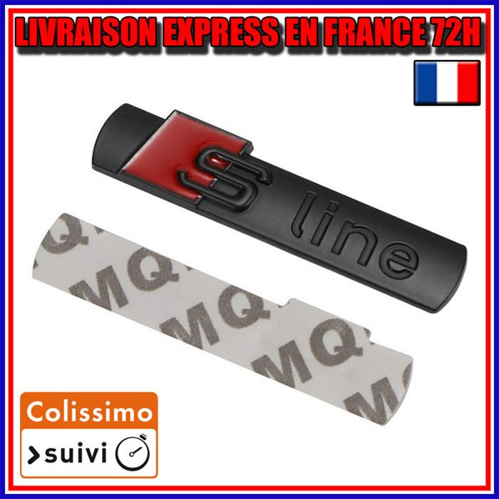 Emblème Aluminium Avisa Black Edition - 11,8x1,4cm