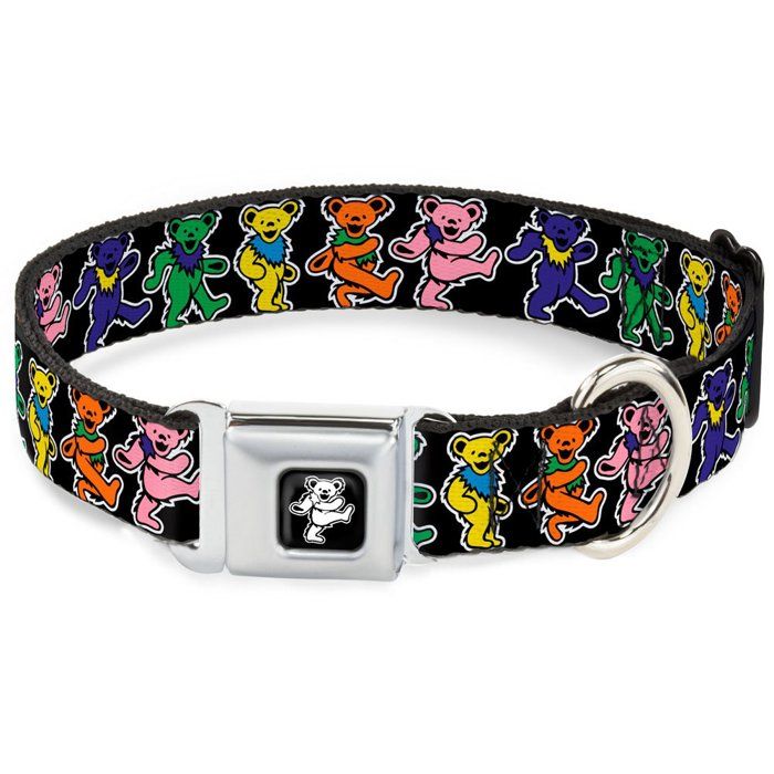 Meilleurs prix pour Collier Buckle down - DC-WGD001-WM - 9-38,1 cm Bear-Dancing Ours Noir/Argent Collier de Chien