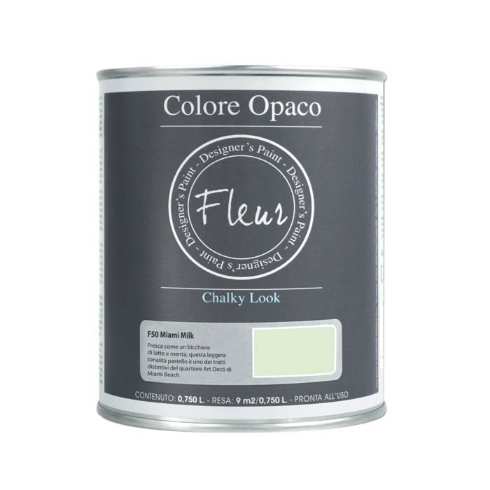 Fleur paint - 13407 - Peinture Mineral (Base Eau, 750 ml) couleur Miami ...