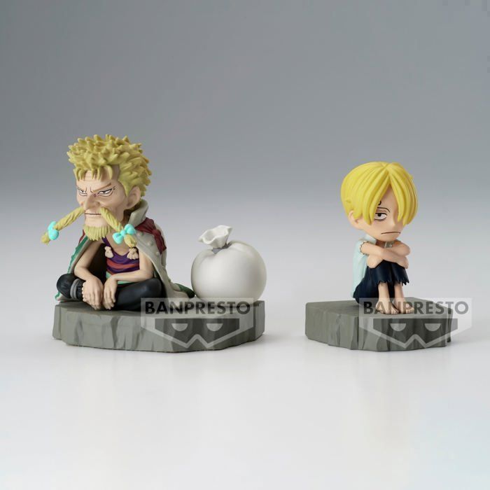 Banpresto Figurine - One Piece - Sanji & Zeff - 6 cm - Détail élevé