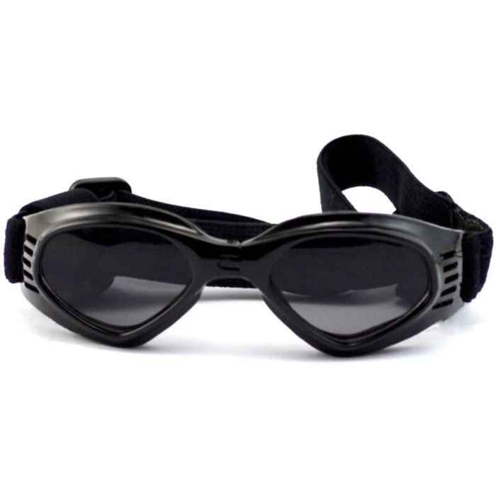 Lunettes de soleil pour chien de taille moyenne protection UV coupe-vent et anti-neige faciles porter PZCC