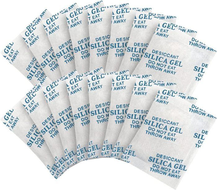 Lot De 100 Sachets De Gel De Silice 2g - Déshydratant Réutilisable Pour Stockage