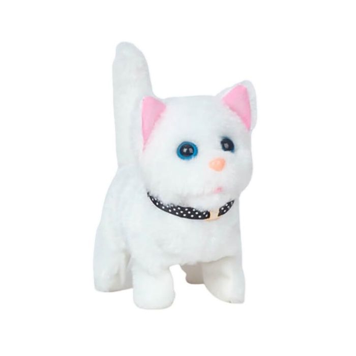 Comparer les prix de Jouet électronique pour chat avec collier qui miaule, marche et remue la queue, cadeaux pour filles et garçons de 2, 3, 4, 5 ans, 4