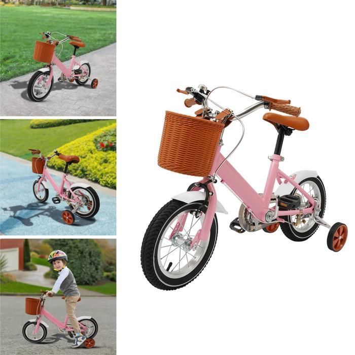 Velo Enfant 16 Pouces Velo Enfant 8 Ans Garcon MEHOOSPVN Vélo Pour Enfant De 5 U00e0 8 Ans - En Alliage D'acier Au Carbone - Véhicules De Formation Avec Roues Stabilisatrices