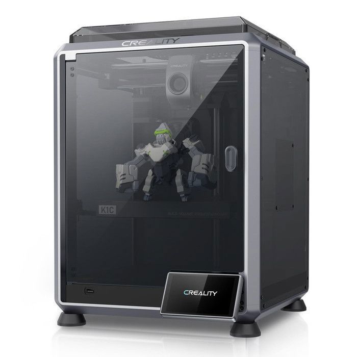 Imprimante 3D Creality K1C – 600mm/sExtrudeuse MétalliqueCaméra AI Buse Tri-métalNivellement AutoImpression Fibre de Carbone