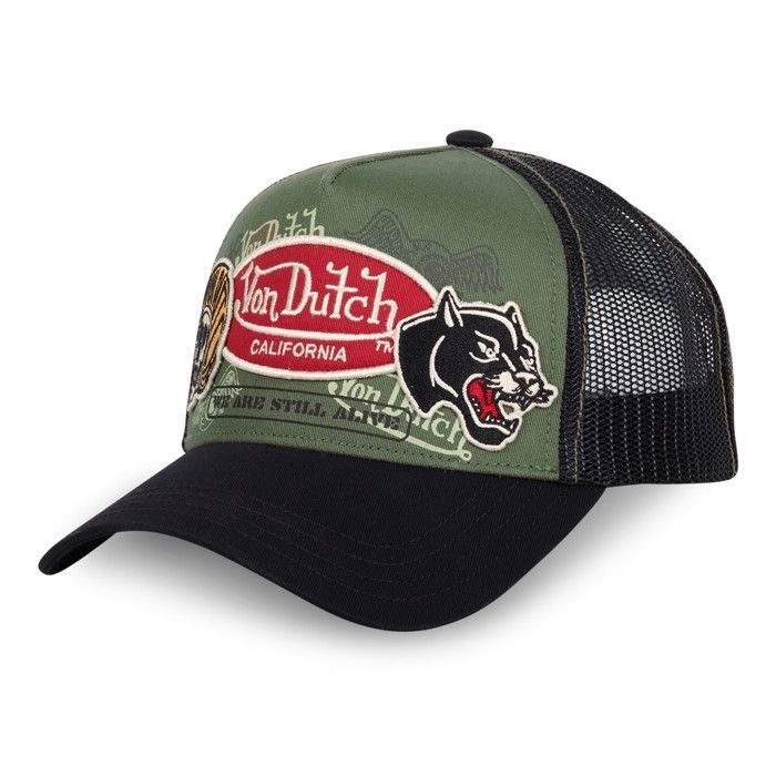 Casquette Snapback Black Clover - Noire - Patch Palmiers Vert Citron - NEUVE