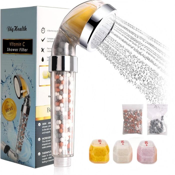 Filtre De Remplacement Pour Pommeau De Douche Jolie – 1 Pièce, Améliore La Pression Et Filtre Les Impuretés De L'eau