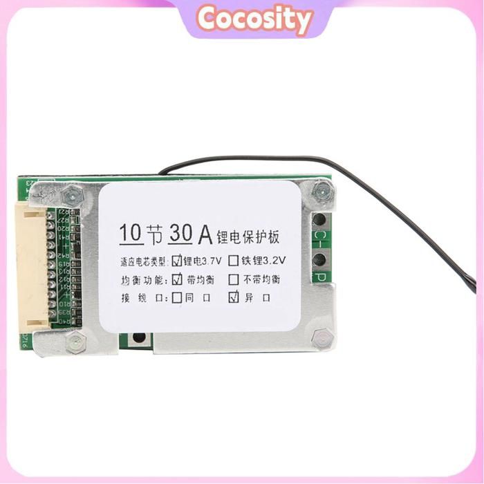 10S 36V 30A Li-ion Lithium 18650 Battery BMS PCB Power Protection with