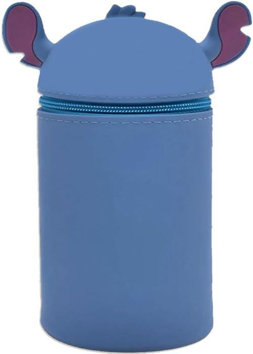 Trousse école 2 En 1 En Silicone Kawaii - Étui à Crayons Extensible, Se Transforme En Porte-stylo, Motif Animé Rose