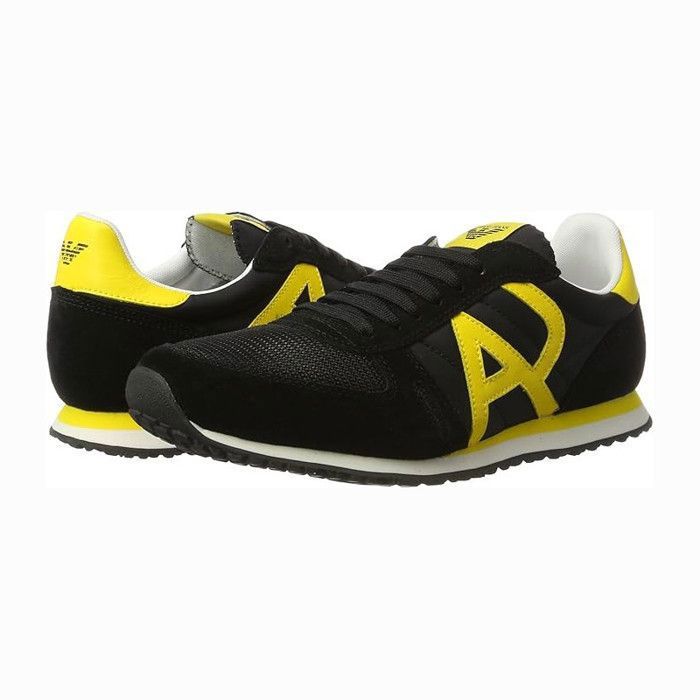 Armani Jeans Baskets Armani Jeans Homme Noir