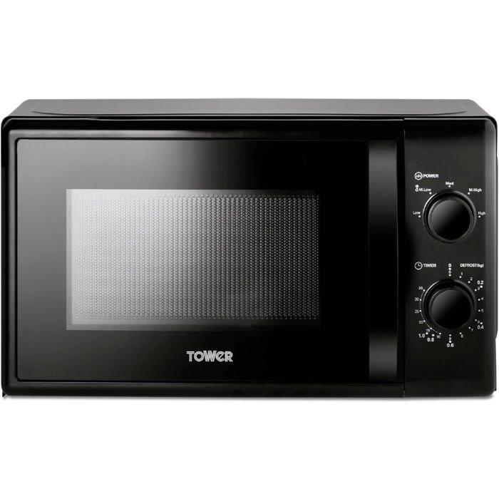 Micro-Onde - GLOVIOS - T24034BLK - 20 L - 700 W - 5 Niveaux de Puissance - Glovios