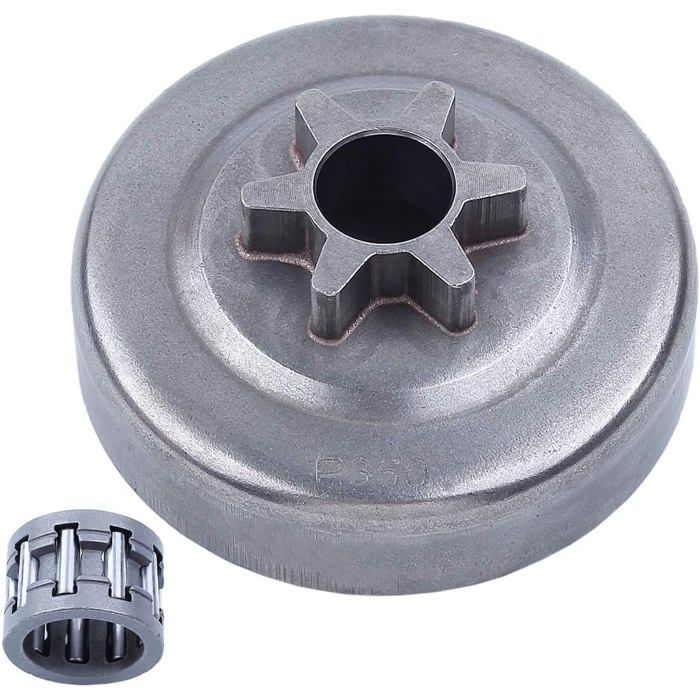 Pignon De Tambour D'embrayage Pour Tronçonneuse McCulloch CS35 CS35S Red-Max GZ400 GZ4000 - 6 Dents, Pas 3/8