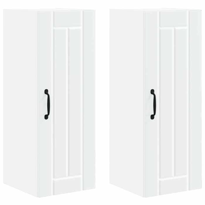 En solde Cabinet de cuisine 2 pcs UU buffet cuisine moderne Blanc 30x31x80 cm A166