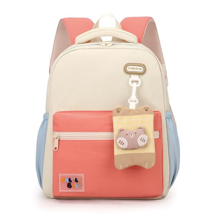 Sac à Dos Enfant - Cartable Fille Primaire - Mignon - SDF005 - pour École Primaire 1-2ème Année - Rose foncé