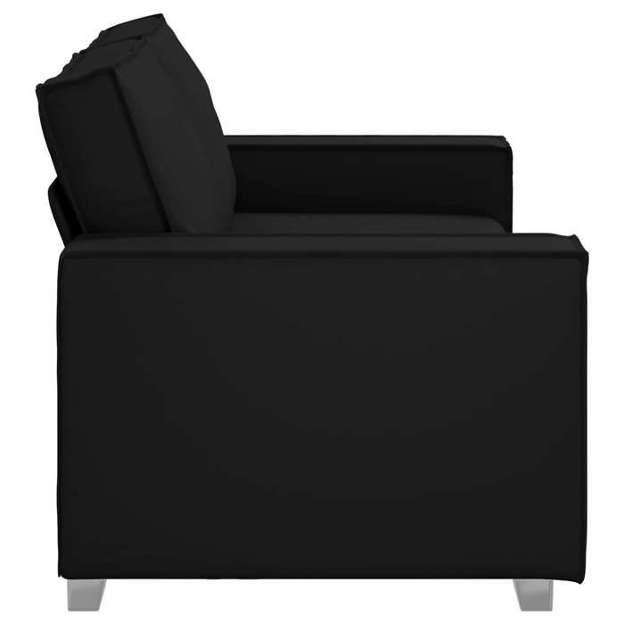 （Noir）Siège de Salon - Canapé deux places Noir 180 cm Simili cuir - Sofa-canapé hfs54907