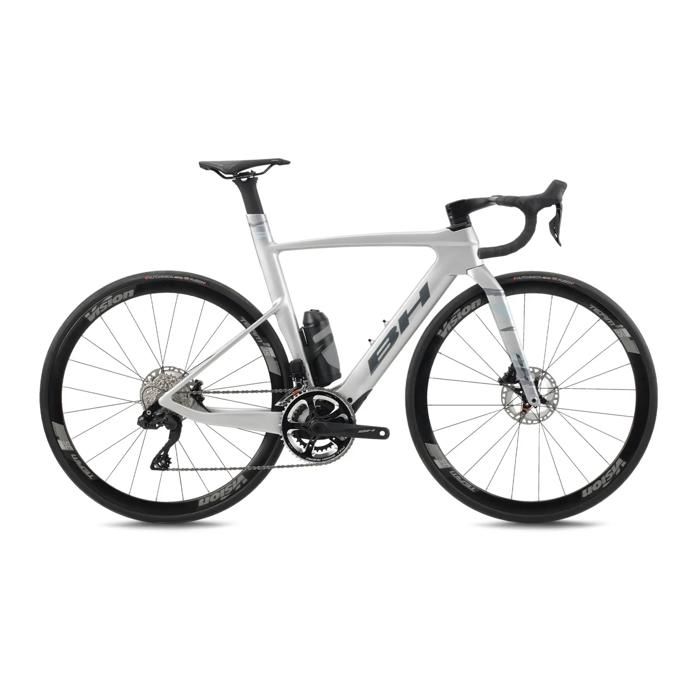 Vélo électrique de route BH Bikes Iaerolight 1.7 - white_blue_stone - Blanc - M