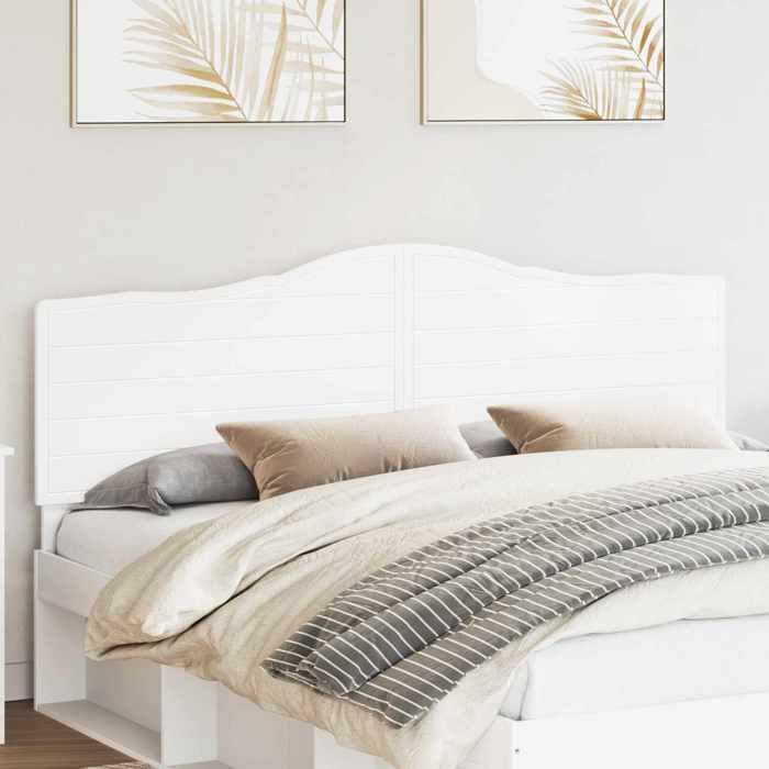 Tête de lit - vidaXL - bois dingénierie - blanc - 183 x 3 x 100 cm@bqk16l