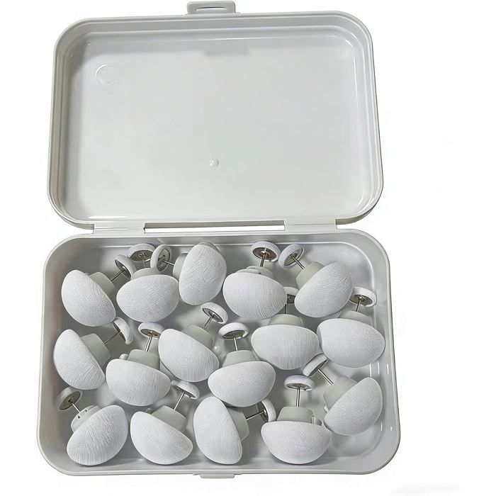 16 Clips Housse de Couette Anti-Dérapants Design Champignon Blanc avec Boîte de Rangement pour Matelas et Rideaux en Coton Doux