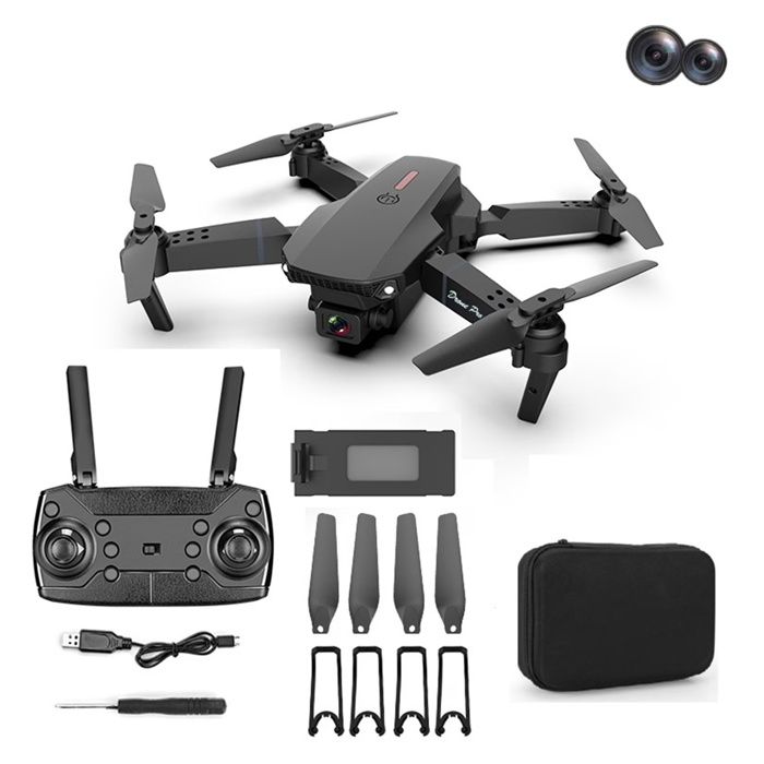 Drone avec double caméra HD 1080p jouet radiocommandé FPV avec maintien daltitude mode sans tête ACCESSOIRES FABRICATION MAISON