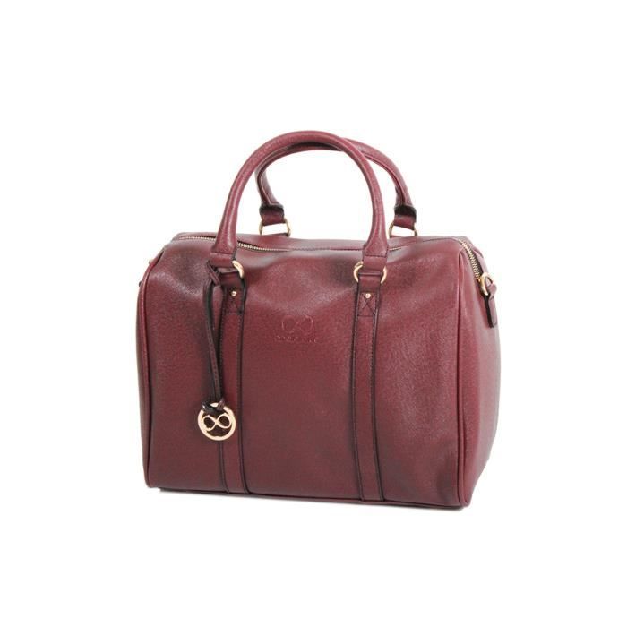 Sac Bowling L Andie Blue collection MEISSA A8081 Bordeaux Simili Femme Bordeaux Cdiscount Bagagerie Maroquinerie