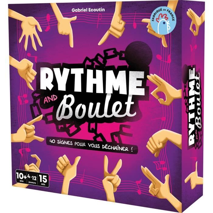 Rythme and Boulet - Asmodee - Sens du rythme, observation et ruse seront vos atouts - Dès 8 ans