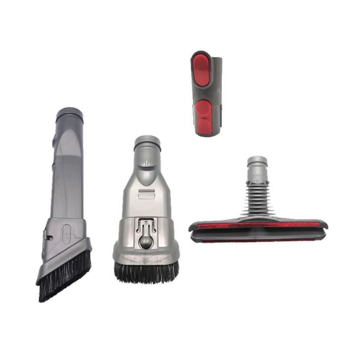Bouton lit Brosse rouge Scrubjoint brosse pour Dyson V6 V7 V8 V9 V10 Aspirateur Accessoires et