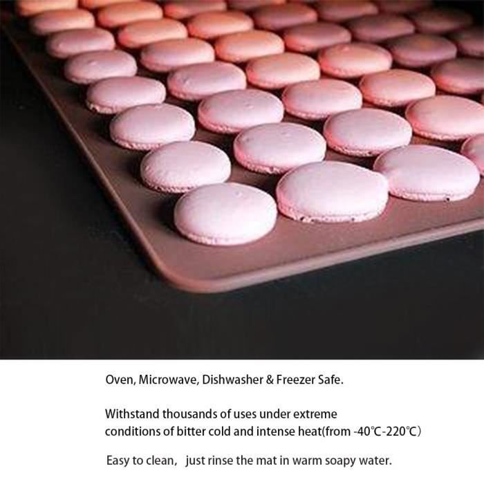 tapis de macaron en silicone tapis de cuisson anti adhesif pour fabrication de biscuits macaron cdiscount maison