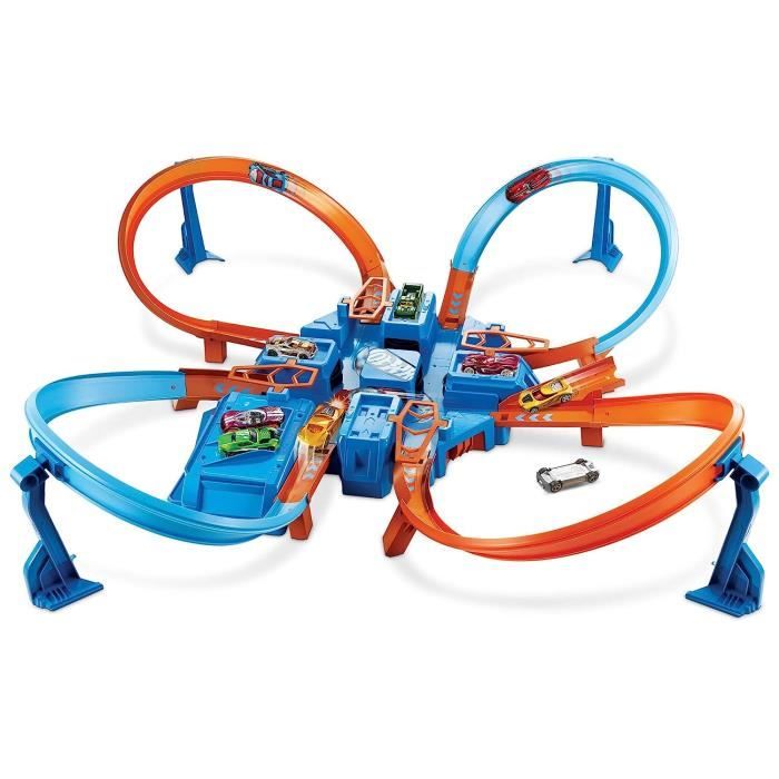 Circuits De Voitures Electriques Hot Wheels Intersection Collision Coffret Jeu Petites Pistes Jouet Enfant Dtn42 Cdiscount Jeux Jouets