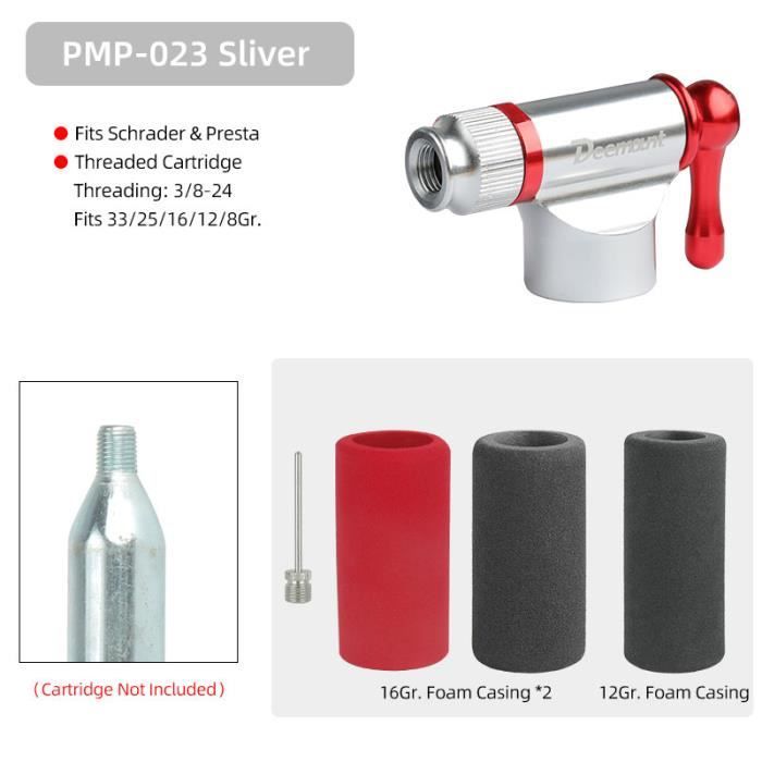 2 Pièces Pompe De Vélo De Route Gonfleur De Pneu Portable Pompe À Vélo