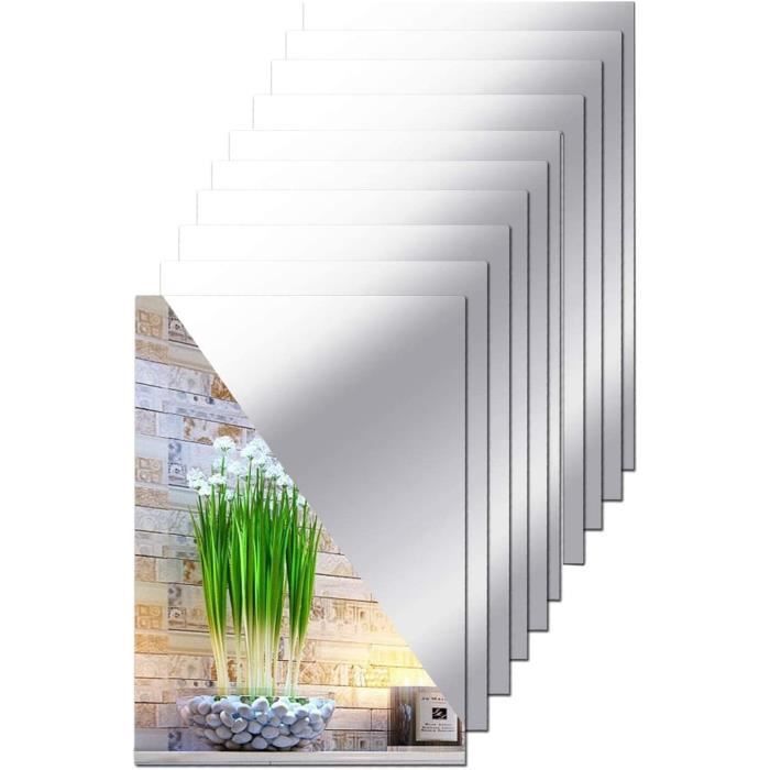 DODUOS Lot de 4 30 * 30cm Miroir Adhesif, Miroir Adhesif Mural, Miroir DODUOS Lot de 4 30 * 30cm Miroir Adhesif, Miroir Adhesif Mural, Miroir