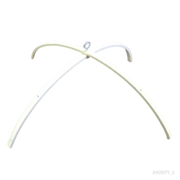 Mobile Bébé En Bois + Pelote De Laine, Montgolfière étoile, Nuage