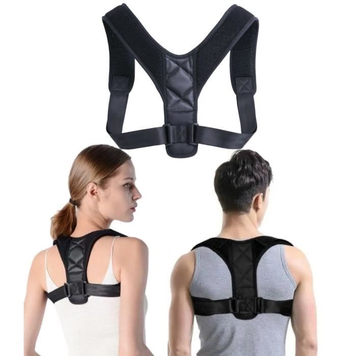 1PCS Correcteur de Posture Redresseur de Dos Maintien du Dos du Cou et des Epaules Ceinture Dorsale Homme Femme Ceinture le Dos L Cdiscount Sport