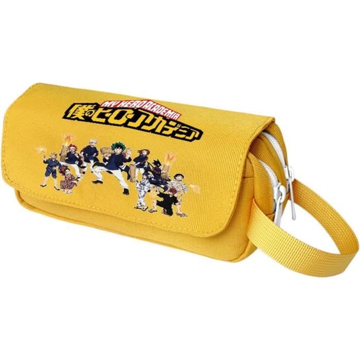Zhongkaihua My Hero Academia Trousse à Crayons Tendance Pour Filles, Garçons, Adolescents, écoliers, Dessin Animé MHA, Grande Capacité, Sac à Crayons