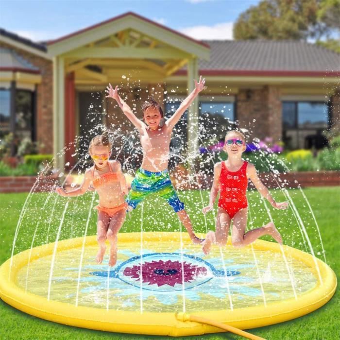 Coussin Gonflable D Arrosage Splash Pour Enfants Tout Petits Chiens Piscine Pour Bebe Kiddie 68 Pouces Sea1069 Cdiscount Jardin