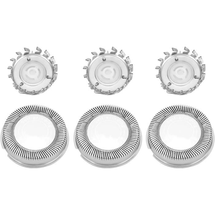 Lot De 3 Têtes De Rasoir Pour Philips HQ40, HQ41, HQ42, Etc. - Compatibles - Neuf