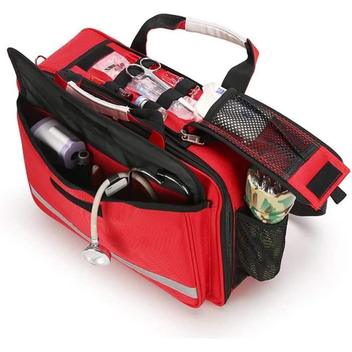 Bâtons de Nordic walking - Leki - Response - 100 cm - Aluminium HTS 6.0 - Gris foncé/rouge/blanc - Sport