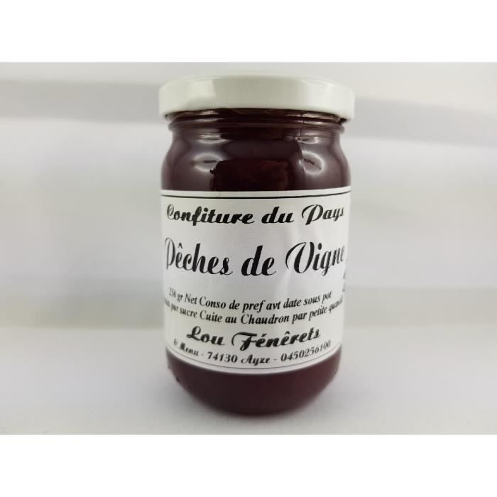 Confiture de pêches de vigne Lou Fenérêts Cdiscount Au quotidien