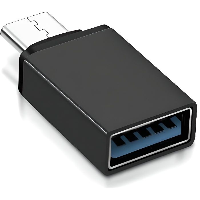 Adaptateur USB Type-C - USB 3.0 (Noir)