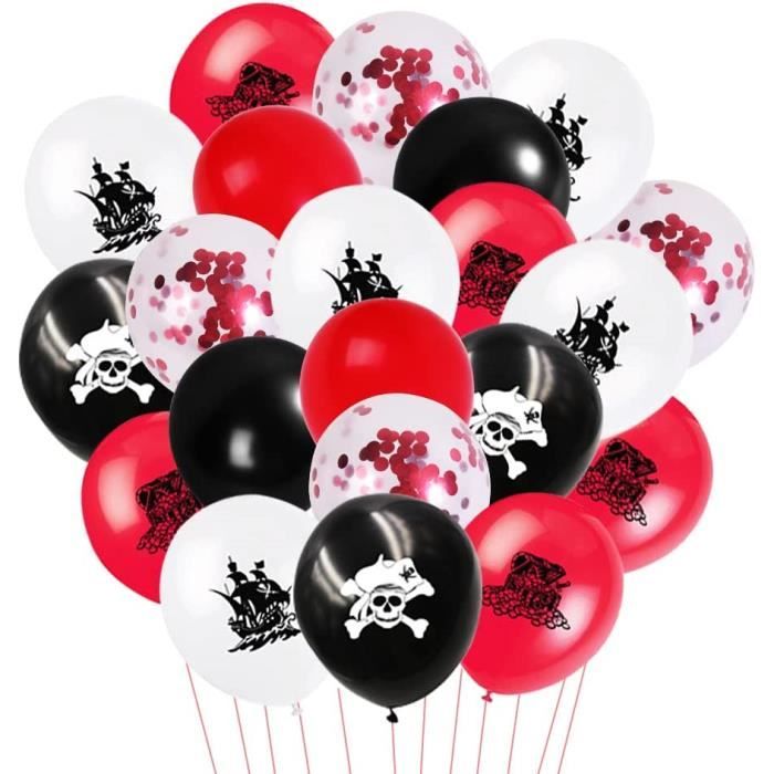 Kit Décoration Anniversaire Pirate - 96 Pièces : Chapeaux, Cache-Œil, Sacs Cadeaux | Pour Fête Enfants