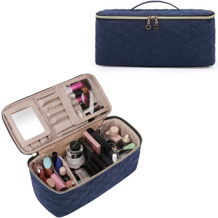 Lifewit Sac de Produit Cosmetique Trousse de Voyage Trousse de Maquillage avec Séparateurs Réglable 